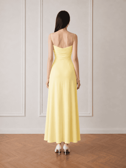 Denise Dress in Yellow - Image 3