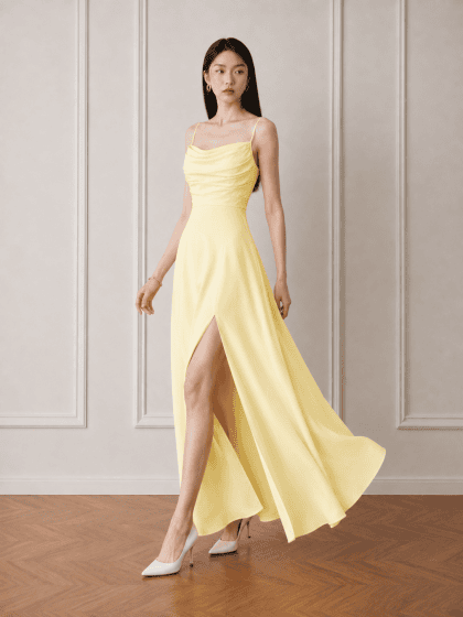 Denise Dress in Yellow