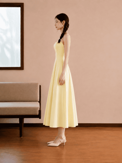 Vivi Maxi Dress in Yellow - Image 3
