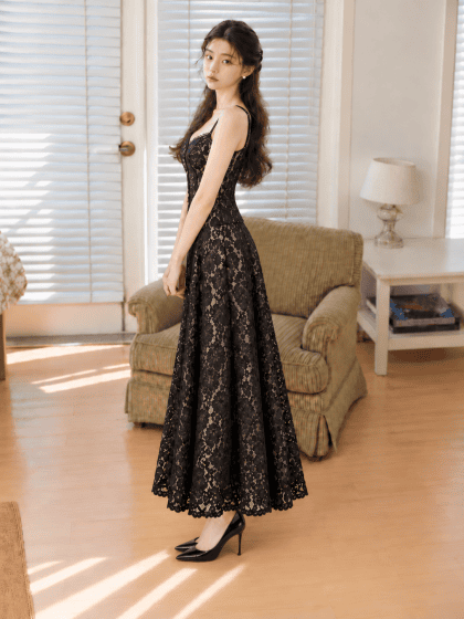 Violetta Maxi Dress in Black (Backorder) - Image 4