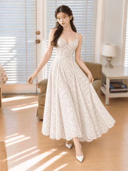 Alternative view of Violetta Maxi Dress in White (Backorder)