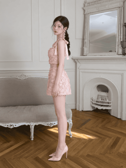 Alternative view of Gem Skort in Pink