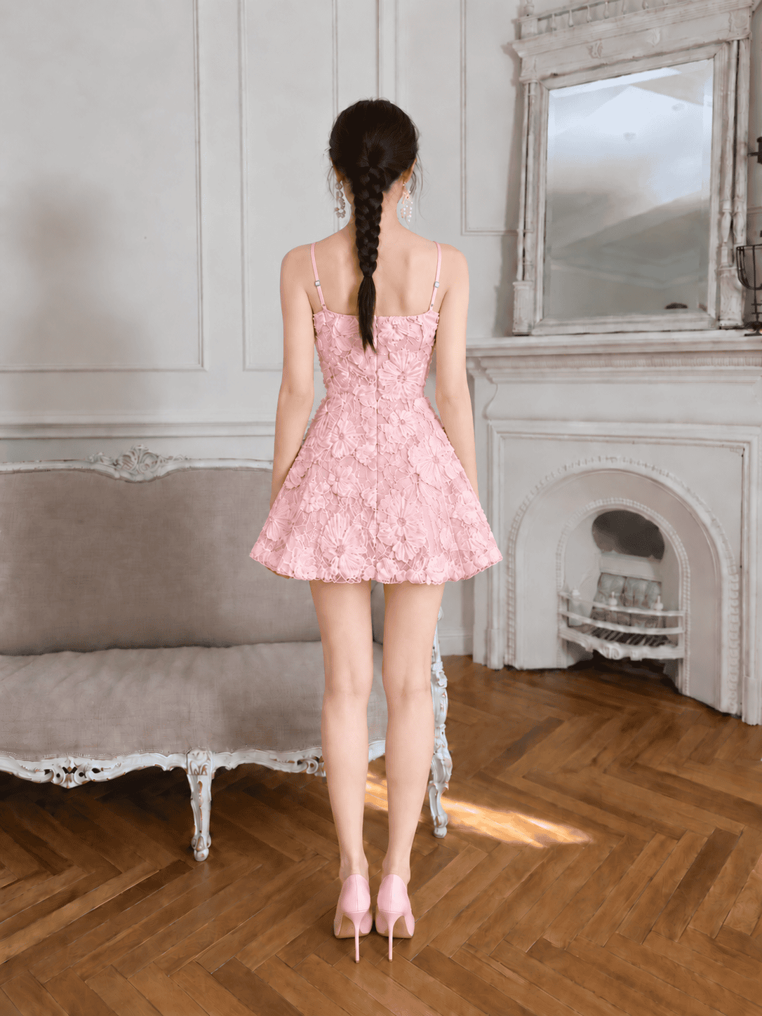 Gem Dress in Pink - Image 3