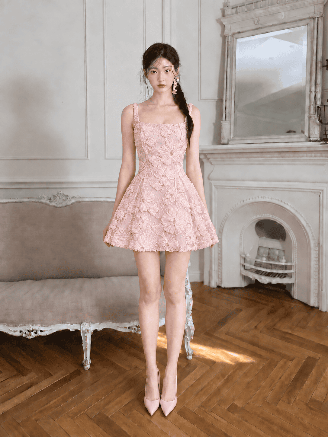 Gem Dress in Pink