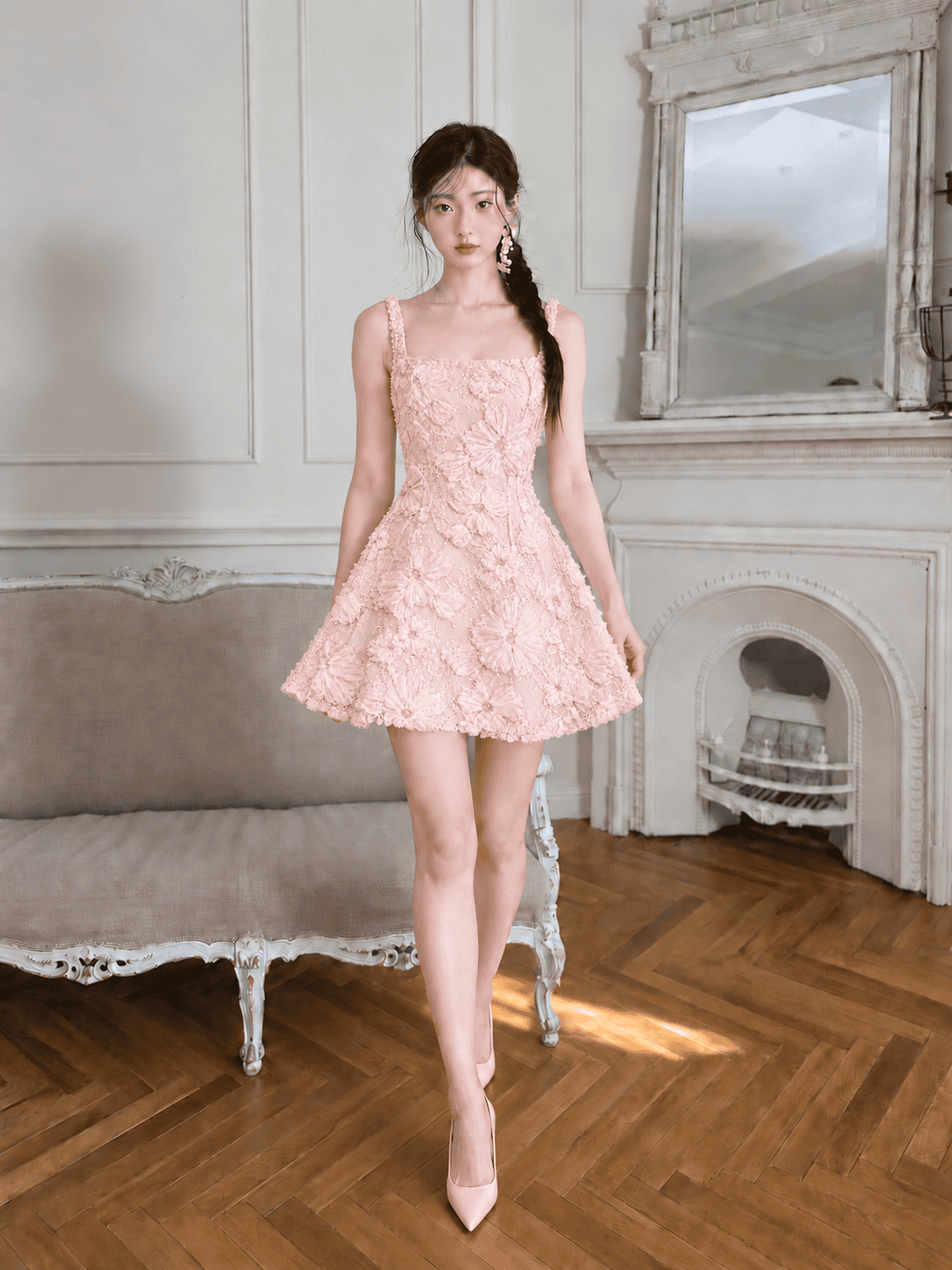 Gem Dress in Pink - Image 5