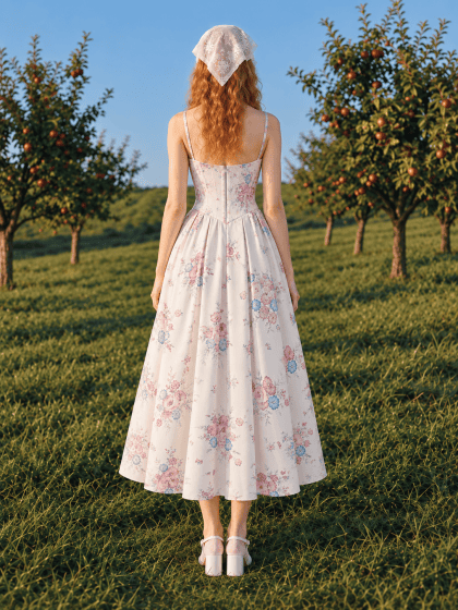 Athena Maxi Dress in Princess Print - Image 4