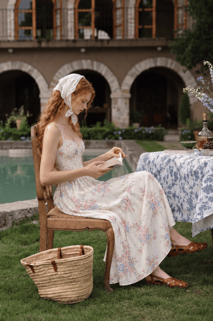 Athena Maxi Dress in Princess Print - Image 7