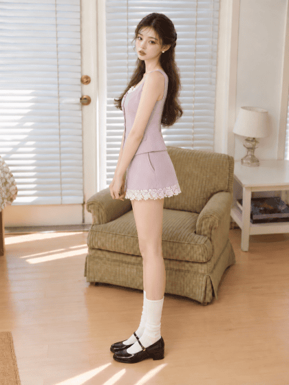 Violetta Skirt in Violet - Image 4